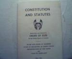Constitution and Statutes of Elks from 64-65