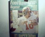 Football Digest-2/85 Joe Montana! K.Winslow,T.Peters!
