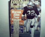 Football Digest-4/86 Marcus Allen,L.James,D.Bickett!