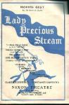 "Lady Precious Stream" Theatre Program