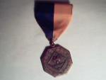 Cub Scout Bronze Medal "Fitness '75" on Back!