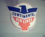 Continental Baggage Sticker from 1950s!