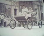 Real Photo of a Vintage Car in Parade, Wash.PA 1940s