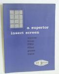 PPG Fiberglass Yarn Insect Screen Ad/Sample