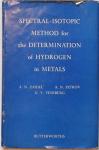Spectral-Isotopic Determination-Hydrogen in Metals,1961