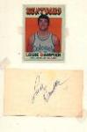 Louie Dampier Photo Card and Autograph!