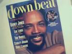 Down Beat- 4/85 QuincyJones Interview, Los Lobos, Boss!