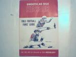 Smooth as Silk Kessler 1963 Football Fan Guide,