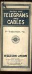 Western Union rates telegrams cables 1920s