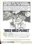 Wild Wild Planet 1967 Tony Russell pressbk