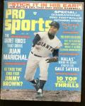 Pro Sports Mag Nov 1966 Jaun Marichal cover