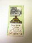 Ca 1920 Masonite To the Beauty of the Home