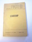 FM 22-10 Army Field Manual'Leadership'1951