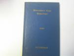 1956 The University Club Directory Pittsburgh