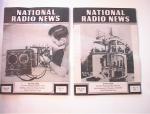 2 National Radio News,Feb-Mar/47 & Jun-Jul/48