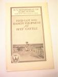 Farmers'Bulletin No.1584 Beef Cattle