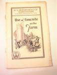 Farmers'Bulletin No.1772 Concrete on the Farm