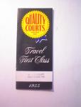 Quality Courts Travel First class 1955 Brochu