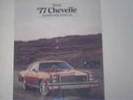 1977 Chevelle Color Brochure