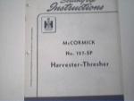 Manual-McCormick No.127-SP Harvester-Thresher