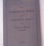 3rd Standardization Bulletin,1923