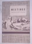 Scoutmaster Training Meetings Instrouctor Guide c1960