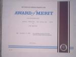 1980 Award of Merit Idealism and Citizenship