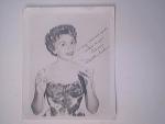 1950's Real Photo of Dorothy Collins Actress/Singer