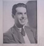 1950's Linen Photo of Fred MacMurray in 13 Hours By Air