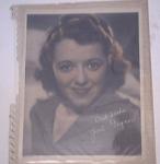 1940's Color Print Photo of The Beautiful Janet Gaynor