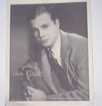RARE 1930's Photo of Dick Powell with ad on back