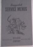 1941 Suggested Service Menus KELLOGG Company