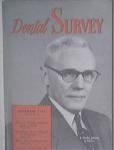Dental Survey 12/1953 Anesthesia, A. Alfred Nelson cov