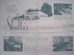c1950 Shulty's Fine Foods Restaurant Place Mat