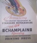 The New CHAMPLAIN Speedry Multi-Color Photogravure