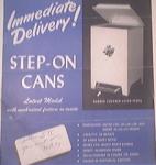 Step-On Cans Garbage Can AD