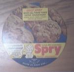 c1940 Super All-Vegetable Spry Triple Creamed Ad Disc