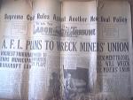 Labor National Tribune 1936 A.F.L. Plans To Wreck MU