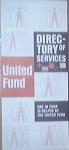 1960's United Fund Directory of Services Pamphlet