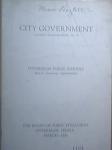 City Government (Current Problems Series, No.7) 3/1935