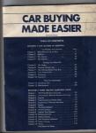 Car Buying Made Easier 1972 Book FORD 2edition