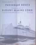 c1950 BLOUNT MARINE CORP. Passenger Boats Catalog