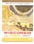 '65 Wisconson Badgers vs.Iowa Hawkeyes prog.