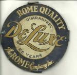 Rome Co. Deluxe Bed Mattress Tag  1920's