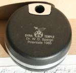 Syria Temple Pencil Sharpener/Paperclip Holder 1985