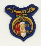 Syria Temple LEGION OF HONOR  EmbroideredPatch