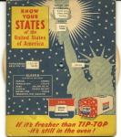 Know Your States of the USA , Tip-Top Bread 1957