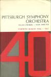 Pittsburgh Symphony Orchestra Media Guide 1966-1967