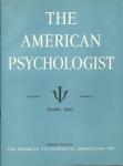 THE AMERICAN PSYCHOLOGIST OCT,1950