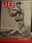 LIFE MAGAZINE APR 25,1938 BASEBALL PLAYER COVER